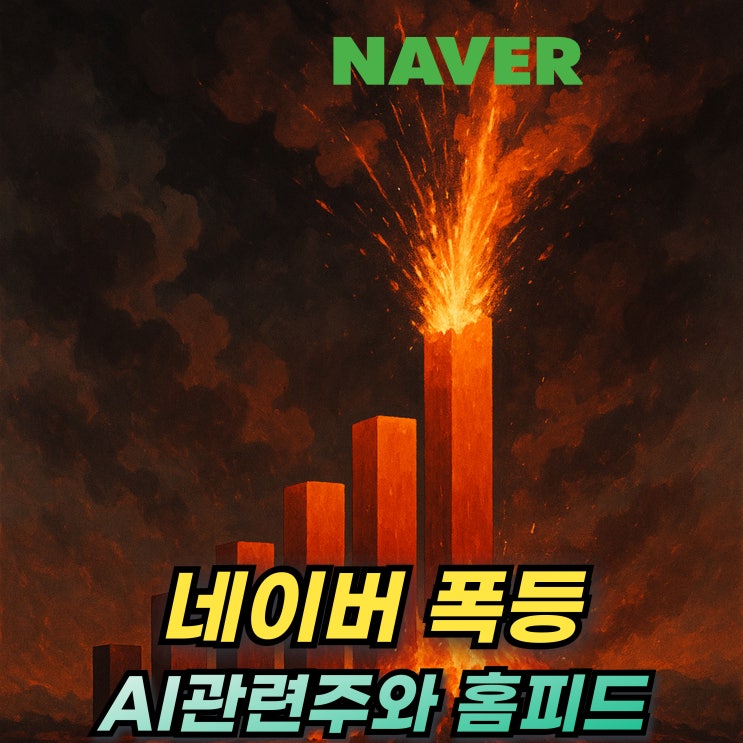  네이버주가 폭등의 이유는 AI와 홈피드다.