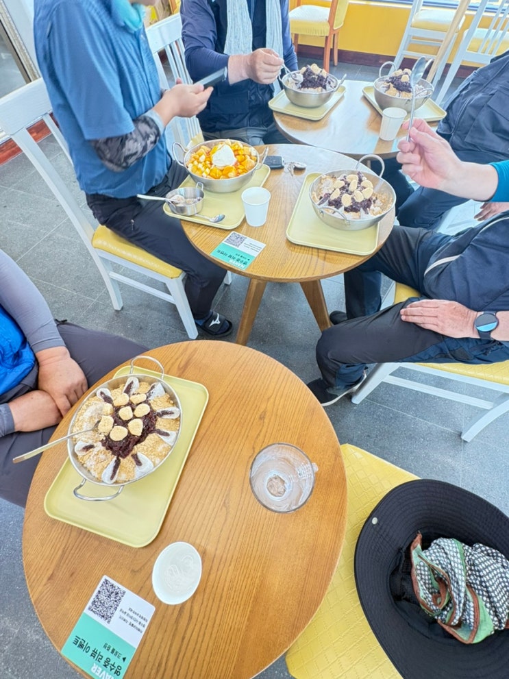  5명 오셔서 1인 1빙수