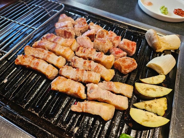  인천논현역 삼겹살 맛집 더그릴육선 인천논현동 고기집