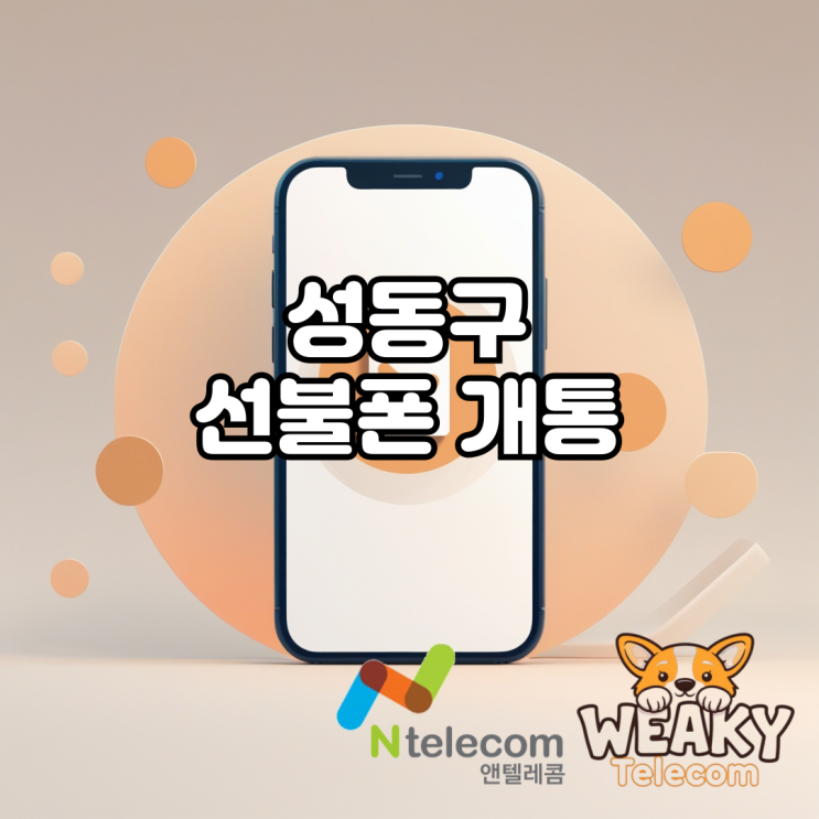  성동구 선불폰 개통 혼자서 진행하는 방법이 궁금하다면?