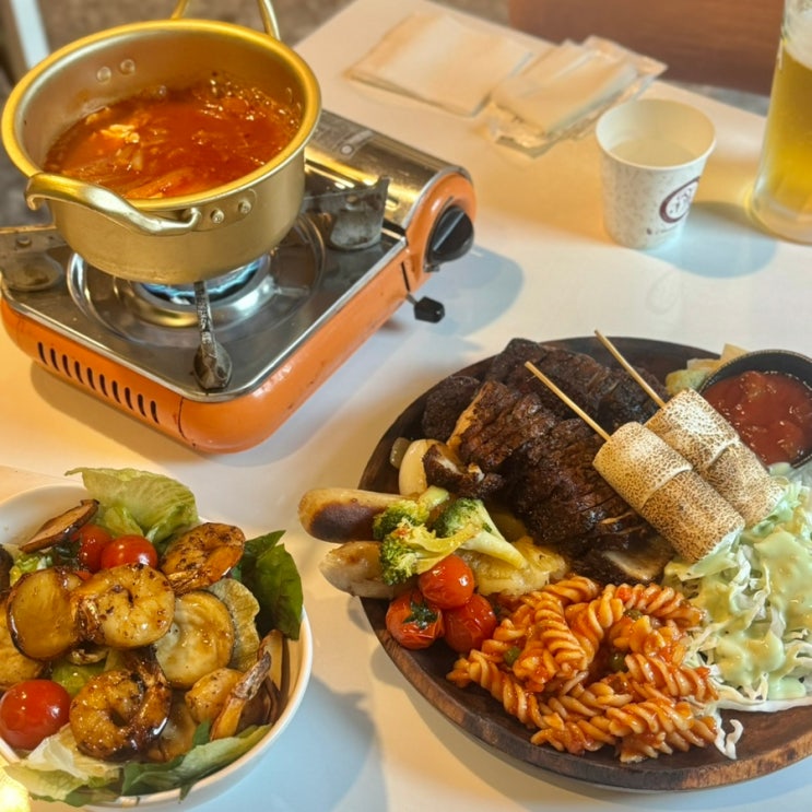 [방이동맛집] 잠실 삼겹살 맛집, 방이별관 잠실방이점에서 참나무 삼겹세트 냠냠,