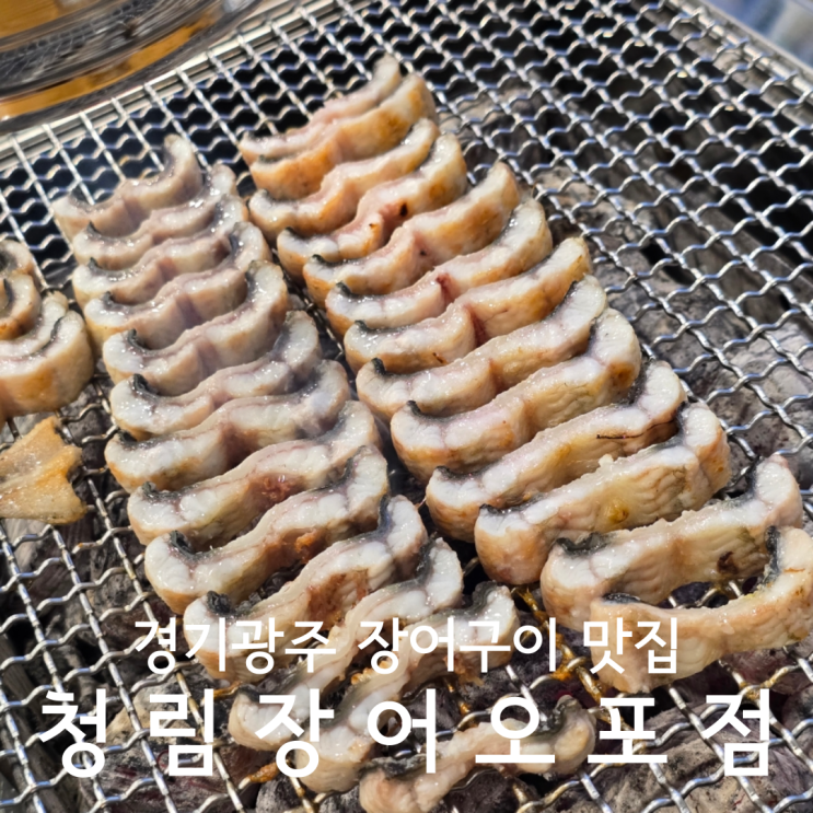  경기광주장어 소갈비살 맛집 룸식당 청림장어 오포점