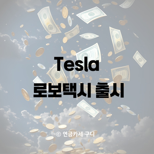  Tesla 로보 택시 출시