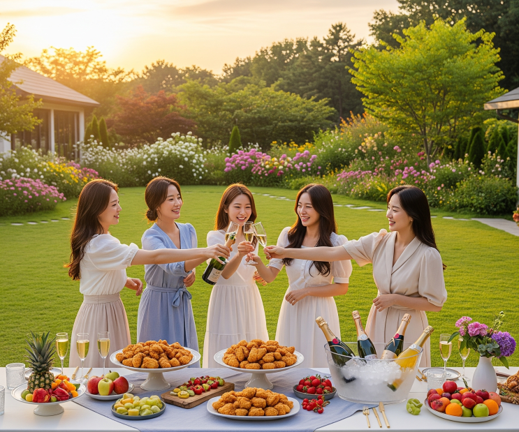  치킨과 술 조합 TOP 5: 치맥부터 레드와인까지 건강하게 즐기는 꿀팁