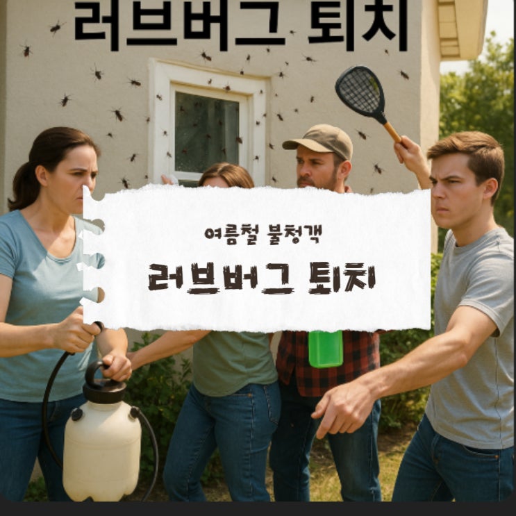  러브버그 퇴치 방법, 단 5분 만에 끝