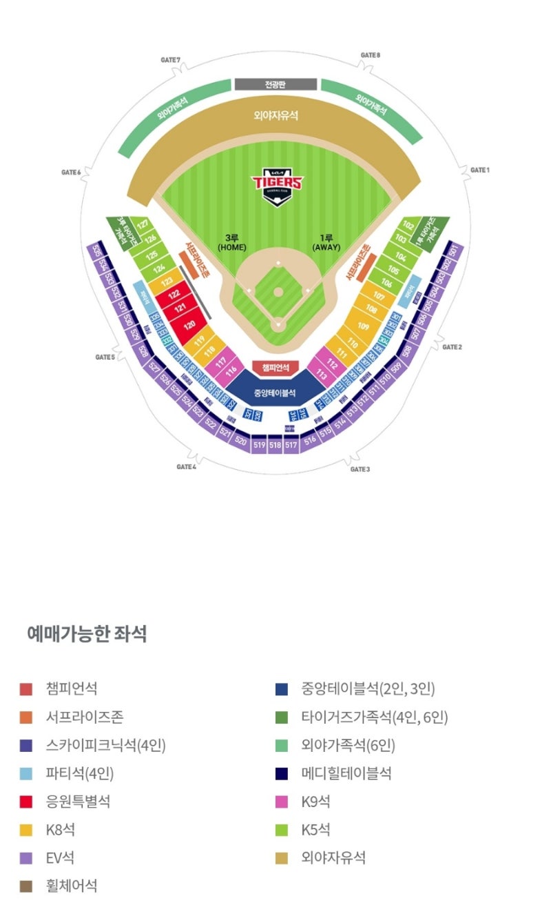 광주 기아 챔피언스필드 예매 방법 총정리｜좌석 가격표, 모바일 티켓, 멤버십 선예매까지