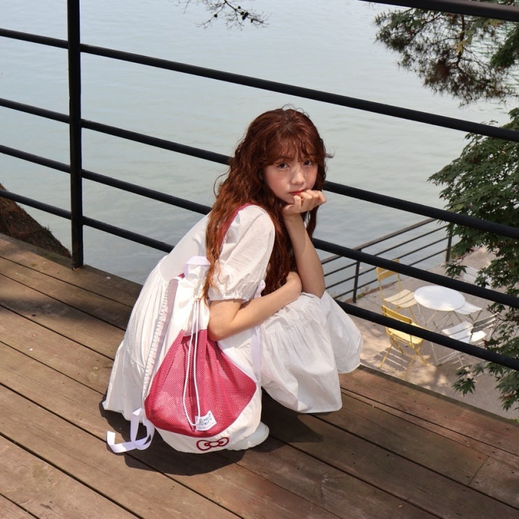 조셉앤스테이시 키티 가방 여름 메쉬 백팩 상세 리뷰 헬로키티 덕후 모여라!