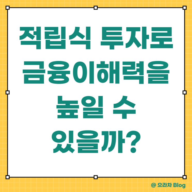 주식 적립식 투자로 금융 이해력을 높일 수 있을까?(2024년 전 국민 금융이해력 조사)