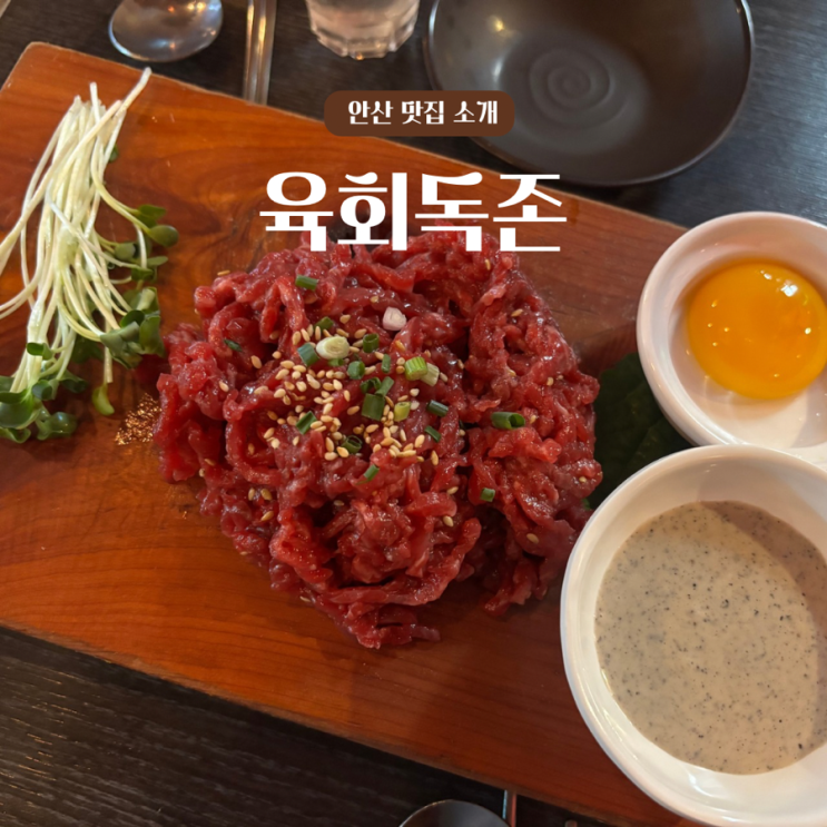  안산, 상록수역 근처 육회 맛집 육회독존