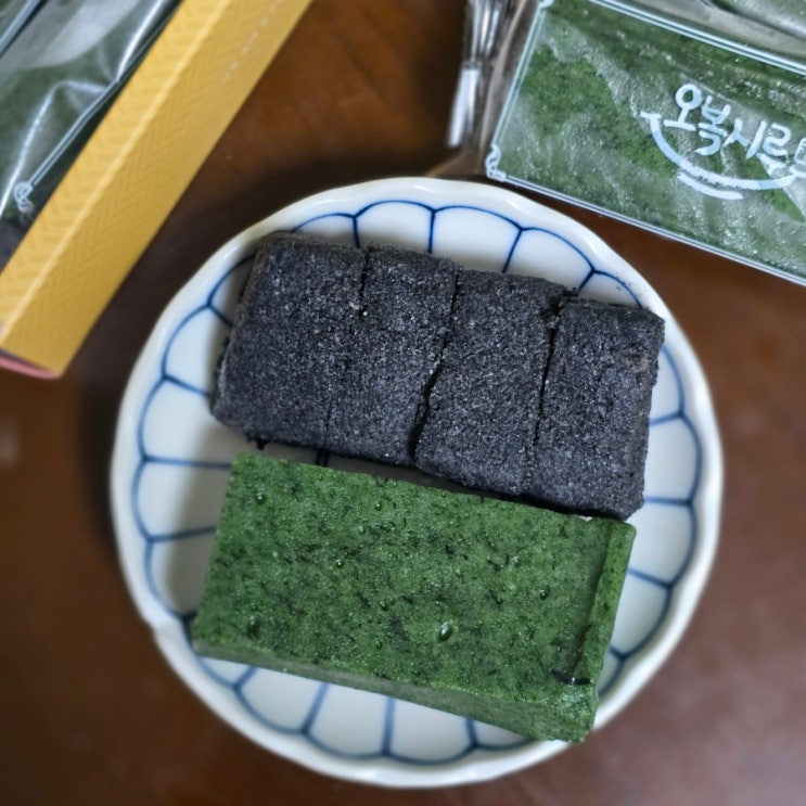 아침식사대용떡 찰지고 속편한 오복시루 쑥인절미