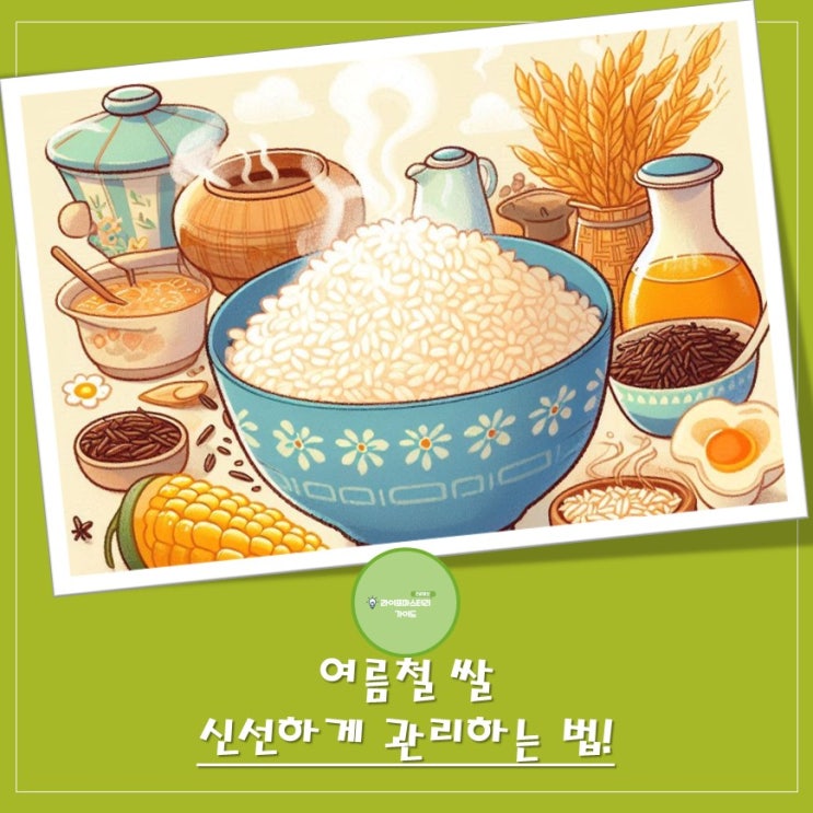 퀴퀴한 "쌀냄새", 왜 날까? 여름철 쌀 신선도 관리의 모든 것!