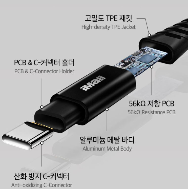 아이몰 초고속충전 케이블 대량구매 기업용 특화 제품