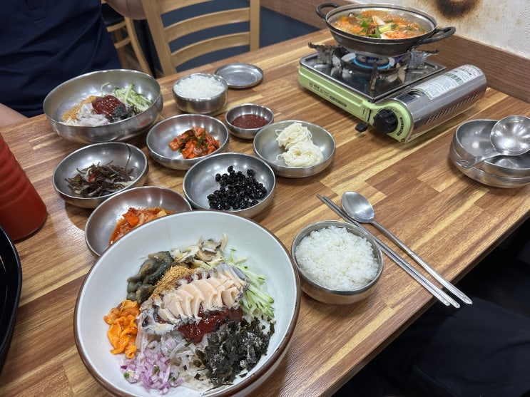  북부시장 포항식 물회 맛집 전국 3대 물회 오대양 식당
