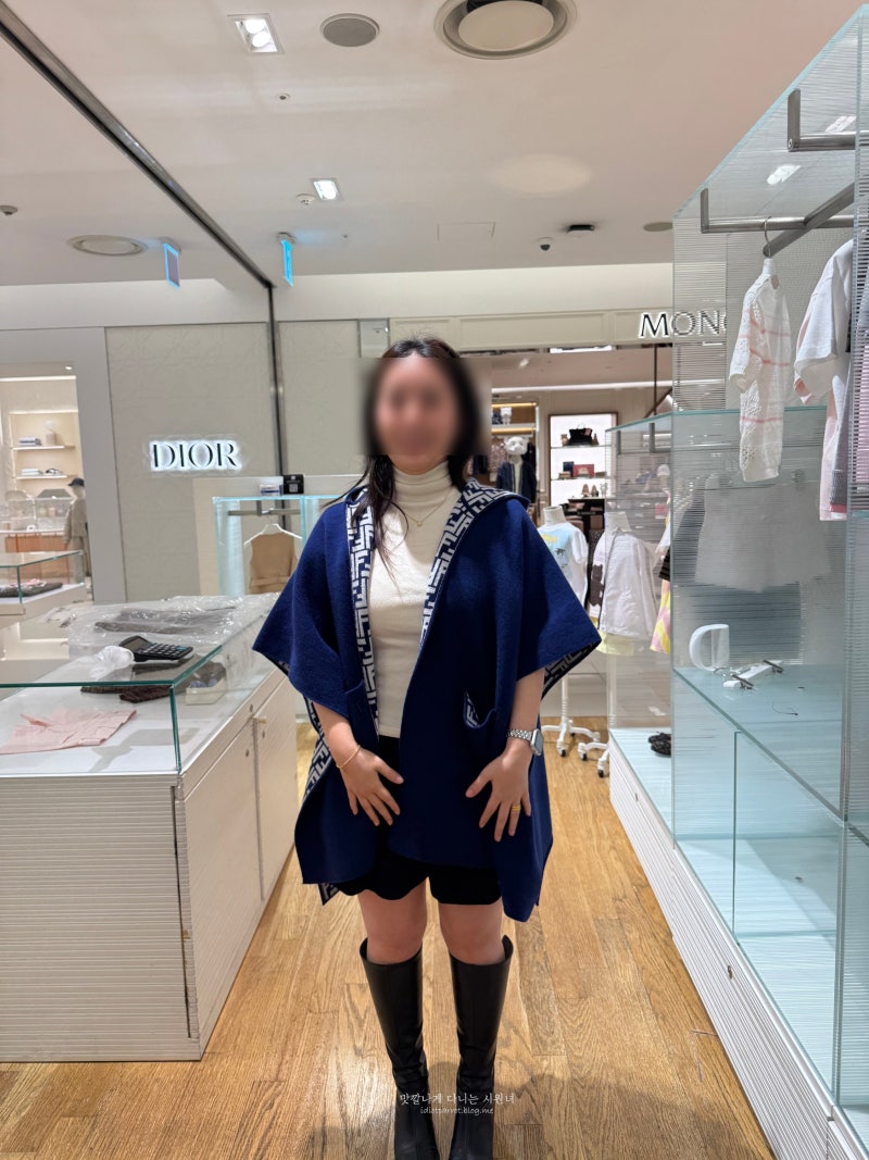 펜디 키즈 판초 케이프 네이비 / 반팔티 구매 후기