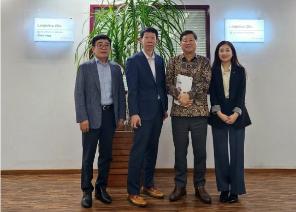 인천항만공사, 인천-스마랑 컨테이너 신규항로 개설 위해 천경해운과 물동량 유치 활동 펼쳐