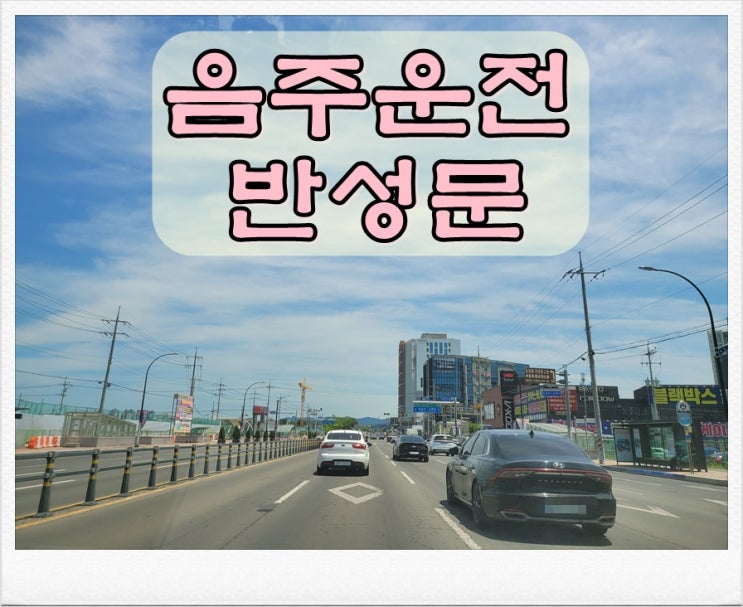 음주반성문 쓰는 방법 상황을 제대로 파악해야