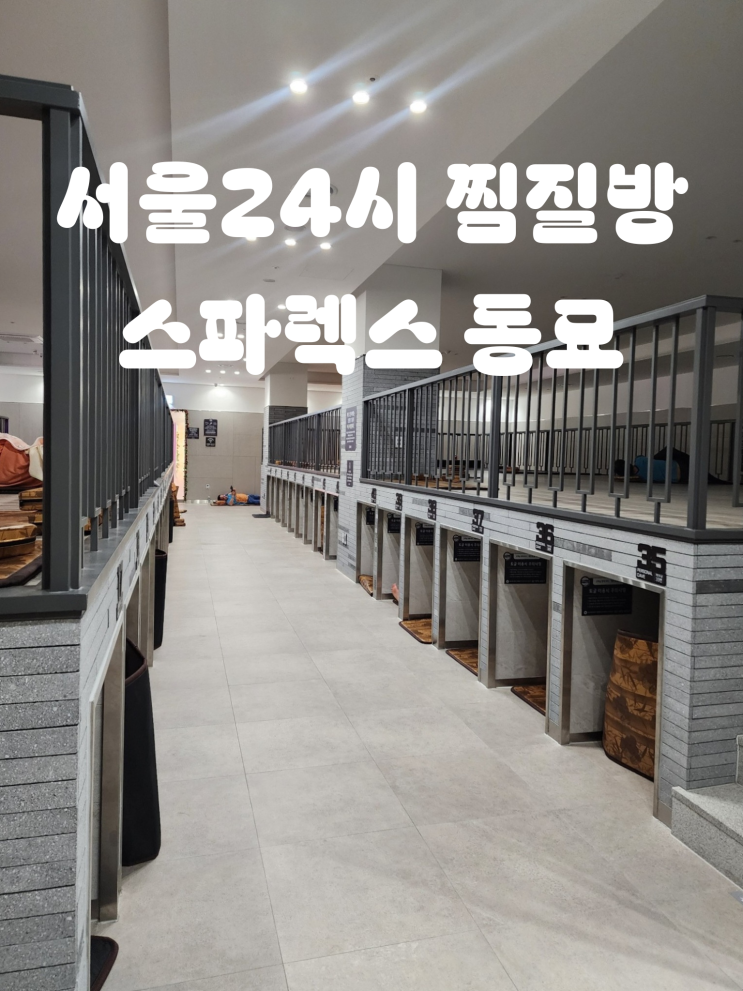  서울 24시 좋은 찜질방 추천 스파렉스 동묘
