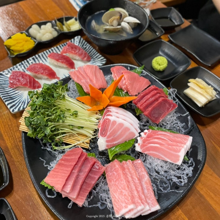  평택 안중맛집 참치 전문점 회식 장소 추천 장석범참치 참다랑어 혼마구로 2인 방문 후기