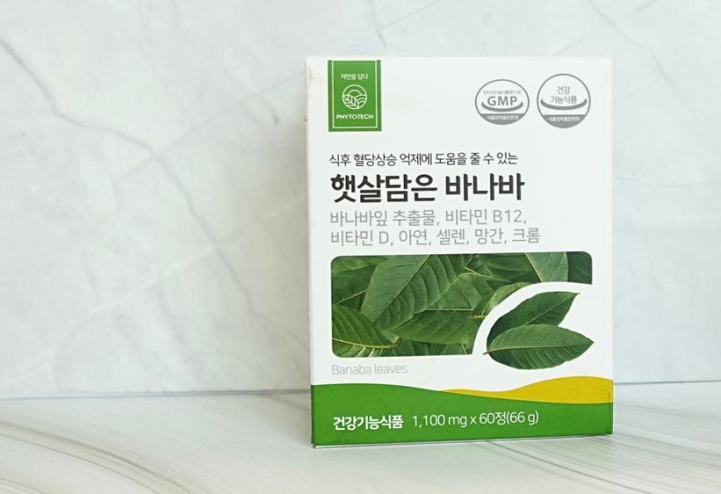 파이토테크 햇살담은바나바 40대 혈당관리 오징어약사 추천
