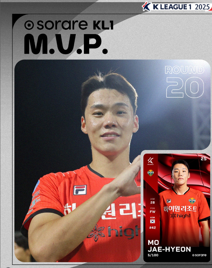 <b>K리그 1</b> 20R <b>MVP</b> 모재현, 데뷔 전 1골 1도움 클래스 증명