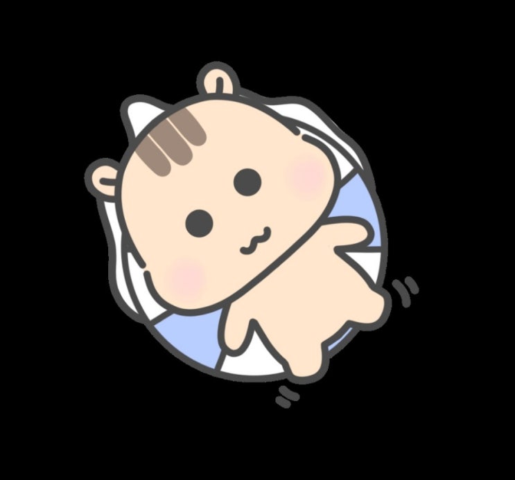  햄쭈이 수영 물놀이 이모티콘