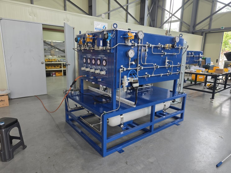  헬륨가압모듈시험장치 (Helium Gas Boosting Module Equipment)