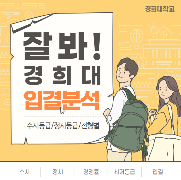  경희대 수시등급 정시등급 2025 입결