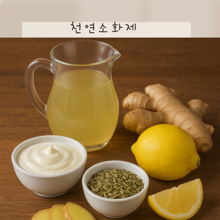 속이 더부룩할때 천연소화제 찾으시나요? 먹는약 말고 7가지 재료 추천드려요