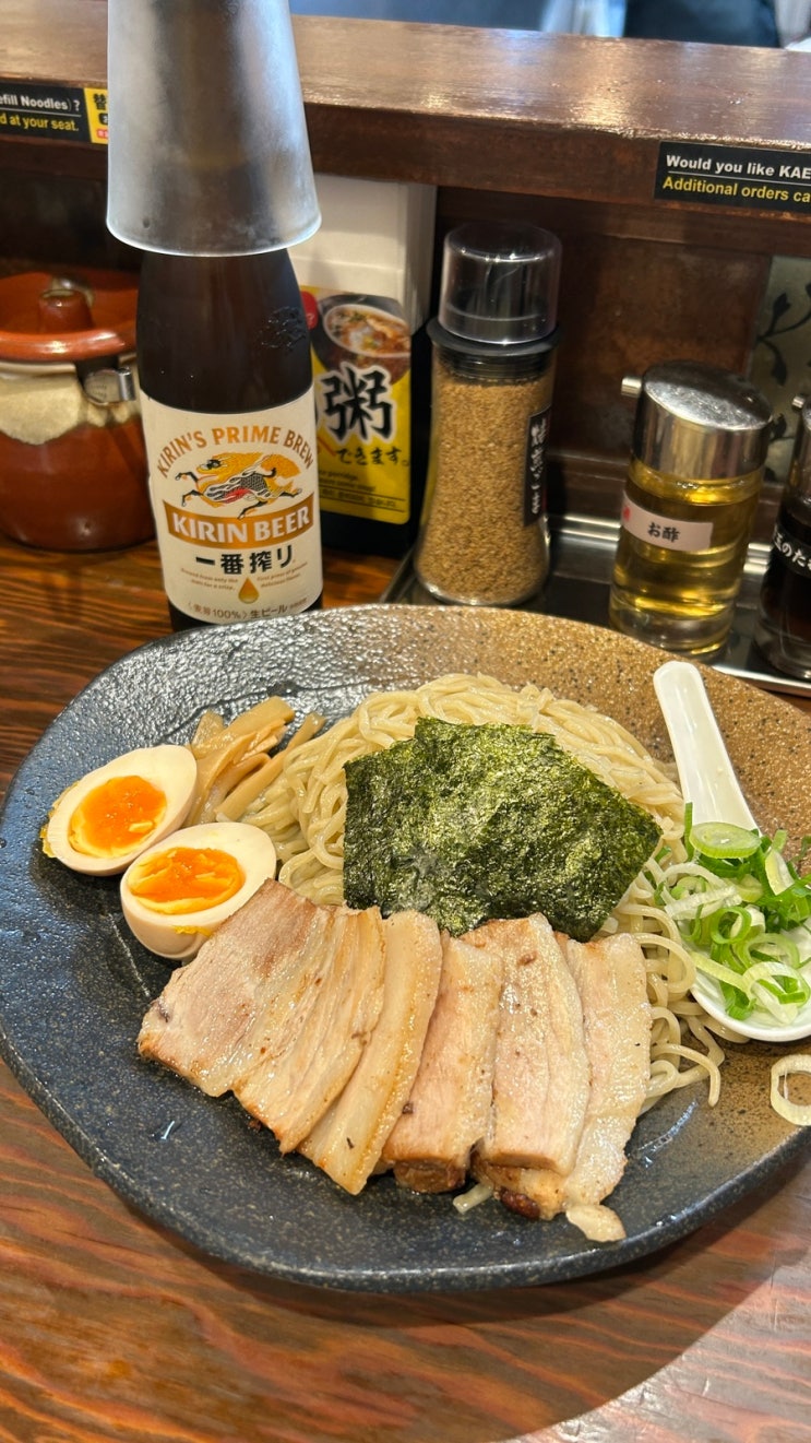  라멘 타츠노야 신주쿠 오타키바시도리점 | 도쿄 신주쿠 츠케멘 라멘 맛집 웨이팅 정보 및 후기