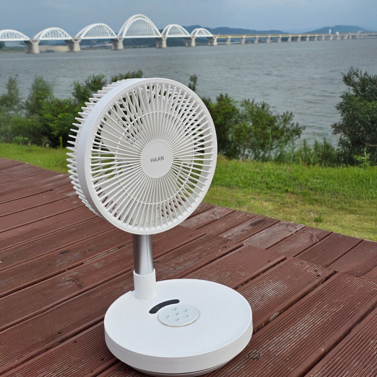  한경희 선풍기 리모컨 있어서 편해, 야외에서 사용하기 좋아