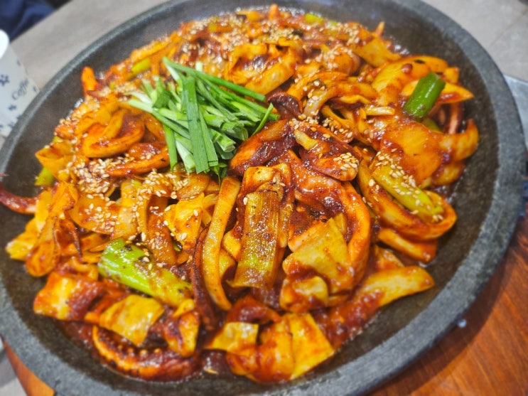 탕정 맛집 오징어요리 전문점 해탄