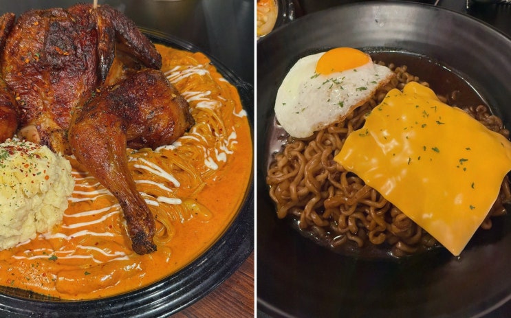  [산산바베큐치킨 신촌본점] 매콤달콤한 콘치즈 불닭이 일품인 신촌맛집
