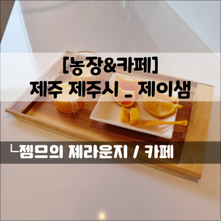  제주 애월애플망고맛있는곳 제이샘, 선물용 과일부터 포토존까지 다 있는 카페 같은 과일 가게