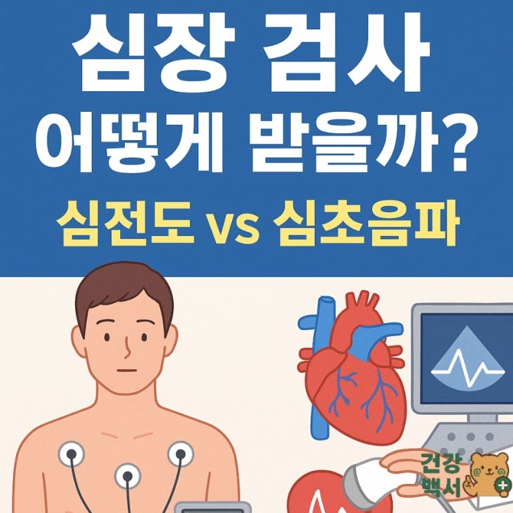  심장검사 어떻게 받나? (심전도 vs 초음파)