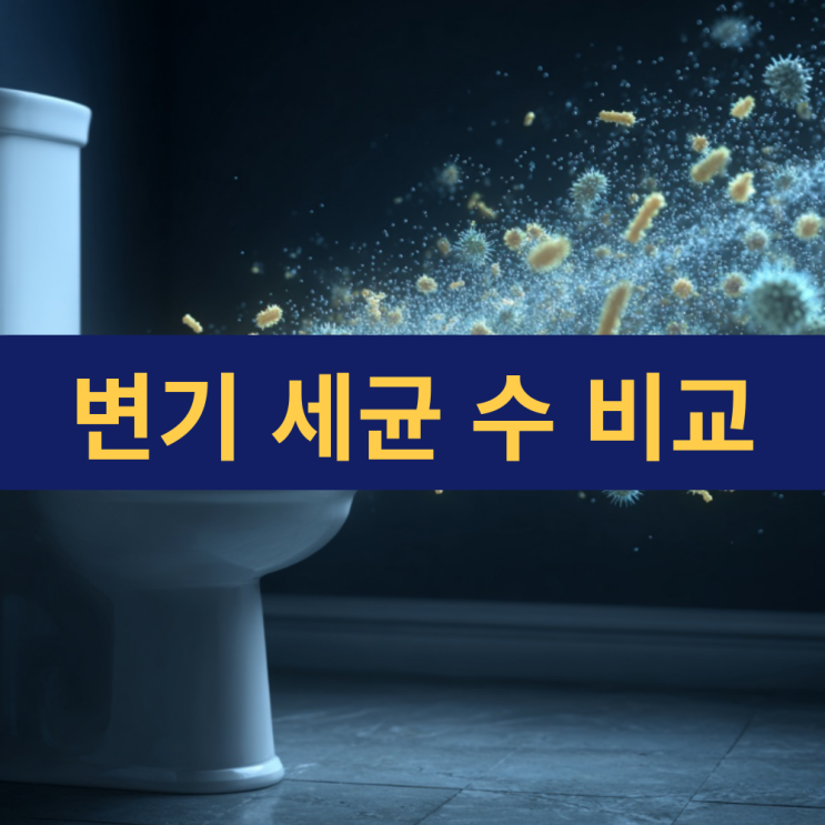  변기는 과연 얼마나 더러울까? | 변기와 생활공간 표면의 세균 오염도 비교 자료