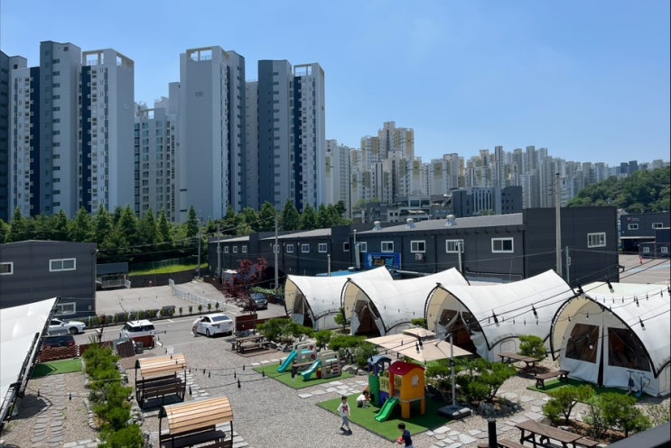 글램핑 바베큐 김포 캠핑식당 운양캠프캠핑식당