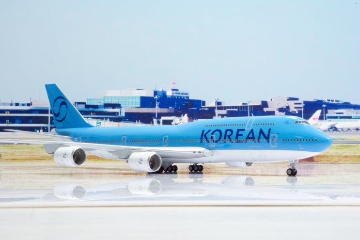 1:200 SQ wings 대한항공 Korean Air B747-8i HL7638 신도장 다이캐스트 모형