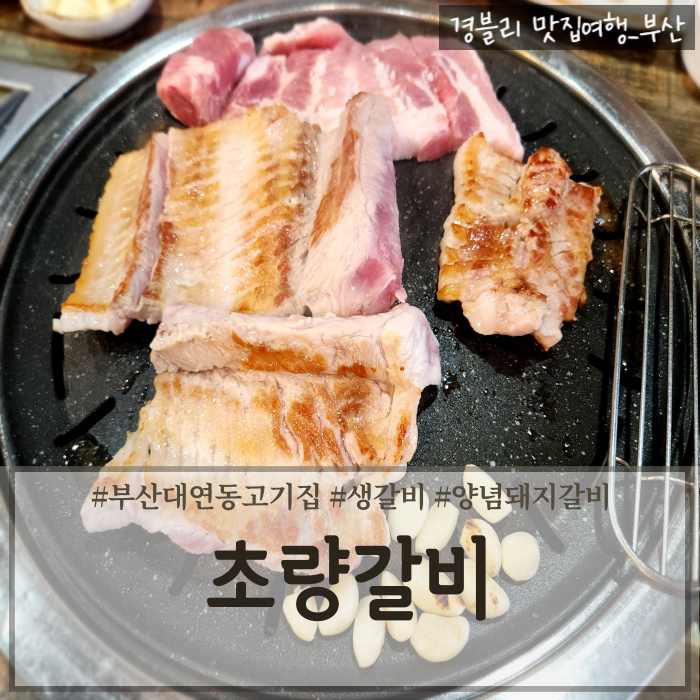  부산대연동고기집 부산생생정보갈비맛집 가성비돼지갈비맛집 '초량갈비'