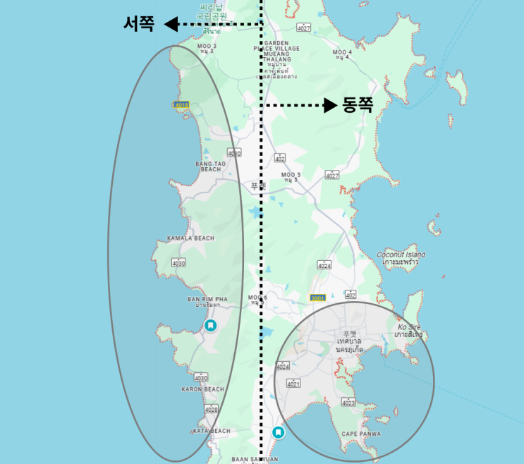 푸켓 숙소 위치 추천 장단점 비교, 자유여행 해변 선택 가이드