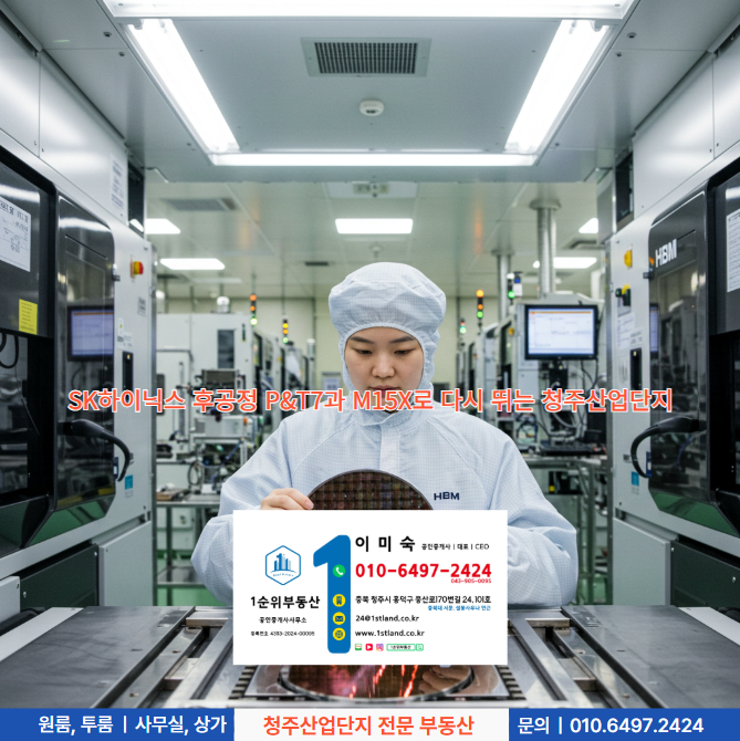  SK하이닉스 후공정 P&T7과 M15X로 다시 뛰는 청주산업단지