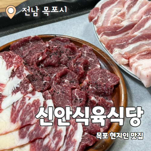  신안식육식당 : 목포 생고기 차돌박이 육사시미 로컬맛집 내돈내산 추천후기
