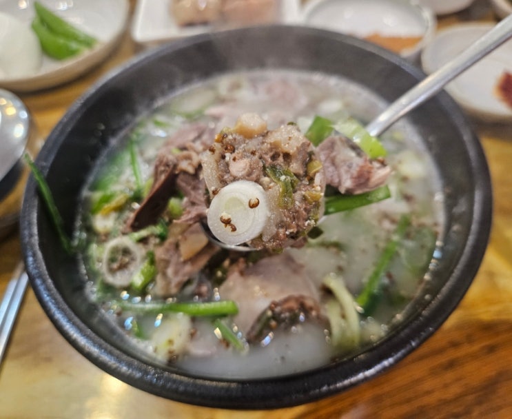  제주도순대국밥 맛집, 제주 대통 고사리막창순대