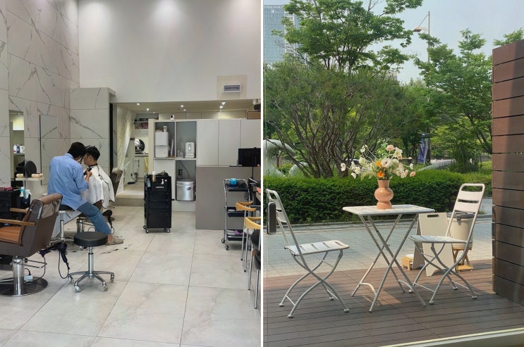  새로운 스타일이 필요할때 방문한 살롱피어날 송도센트럴파크점, 송도1동씨컬펌미용실