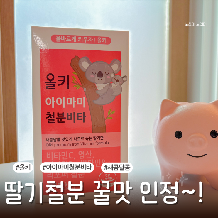  가루철분제 올키 아이마미 철분비타로 비타민C까지 한 번에