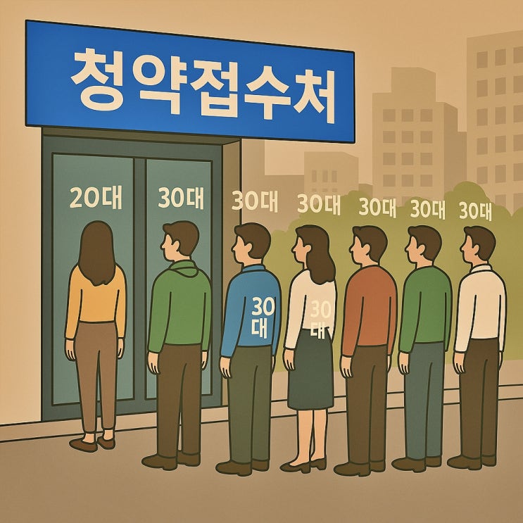  청약은 이제 30대 이하의 언어다 - 2025 상반기 수도권 당첨자59%