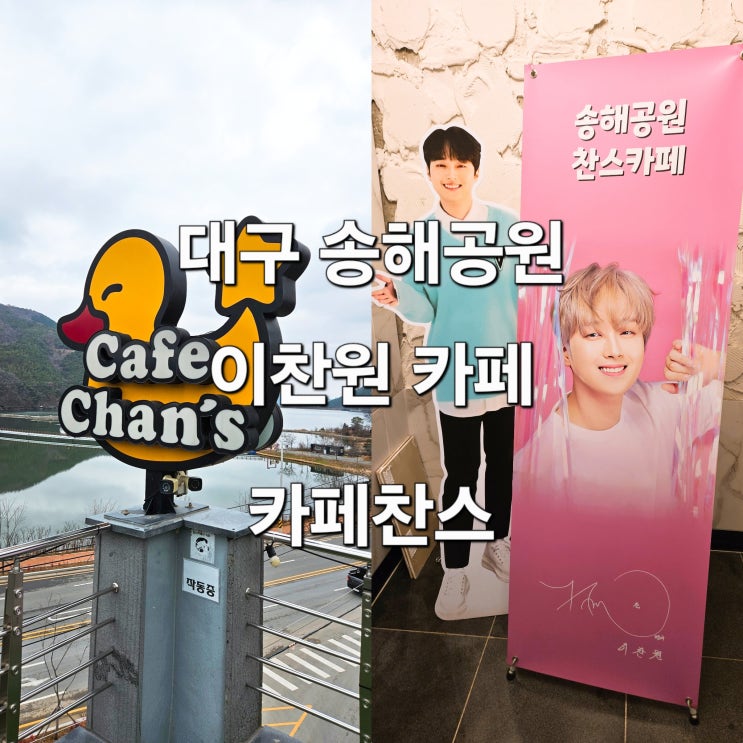  대구 송해공원 트로트가수 이찬원 부모님이 운영하시는 옥연지 뷰 카페 '카페찬스'