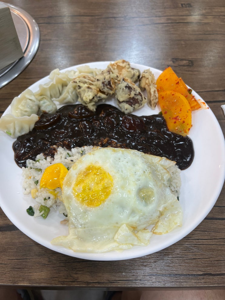 비벼먹는 짜장, 김치제육, 간장게장, 사과 샐러드, 볶음밥 (1일1식 또 도전)