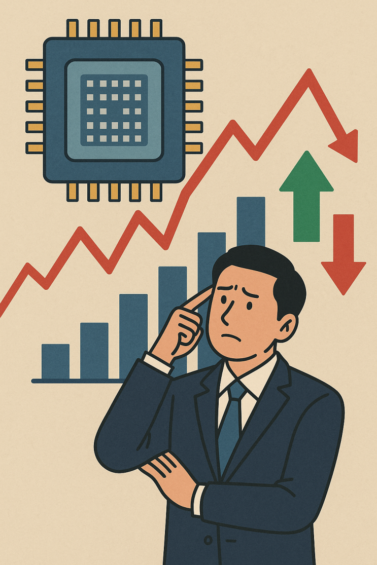  2025년 여름, 다시 고개 드는 '반도체 고점 논쟁'… 엇갈리는 전망 속 투자 전략은?