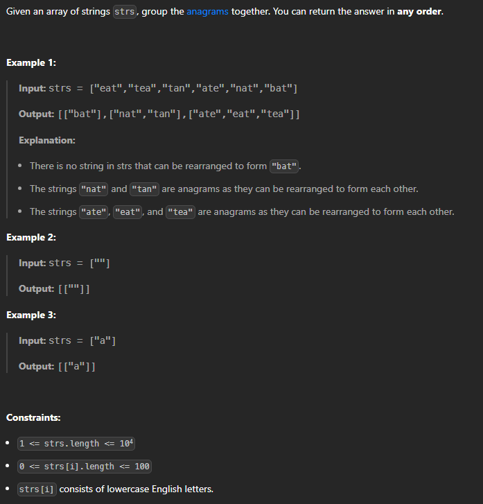  JAVA_LeetCode 49_Group Anagrams