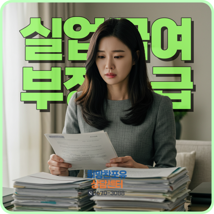 실업급여 부정수급 처벌 사례 및 자진신고 방법
